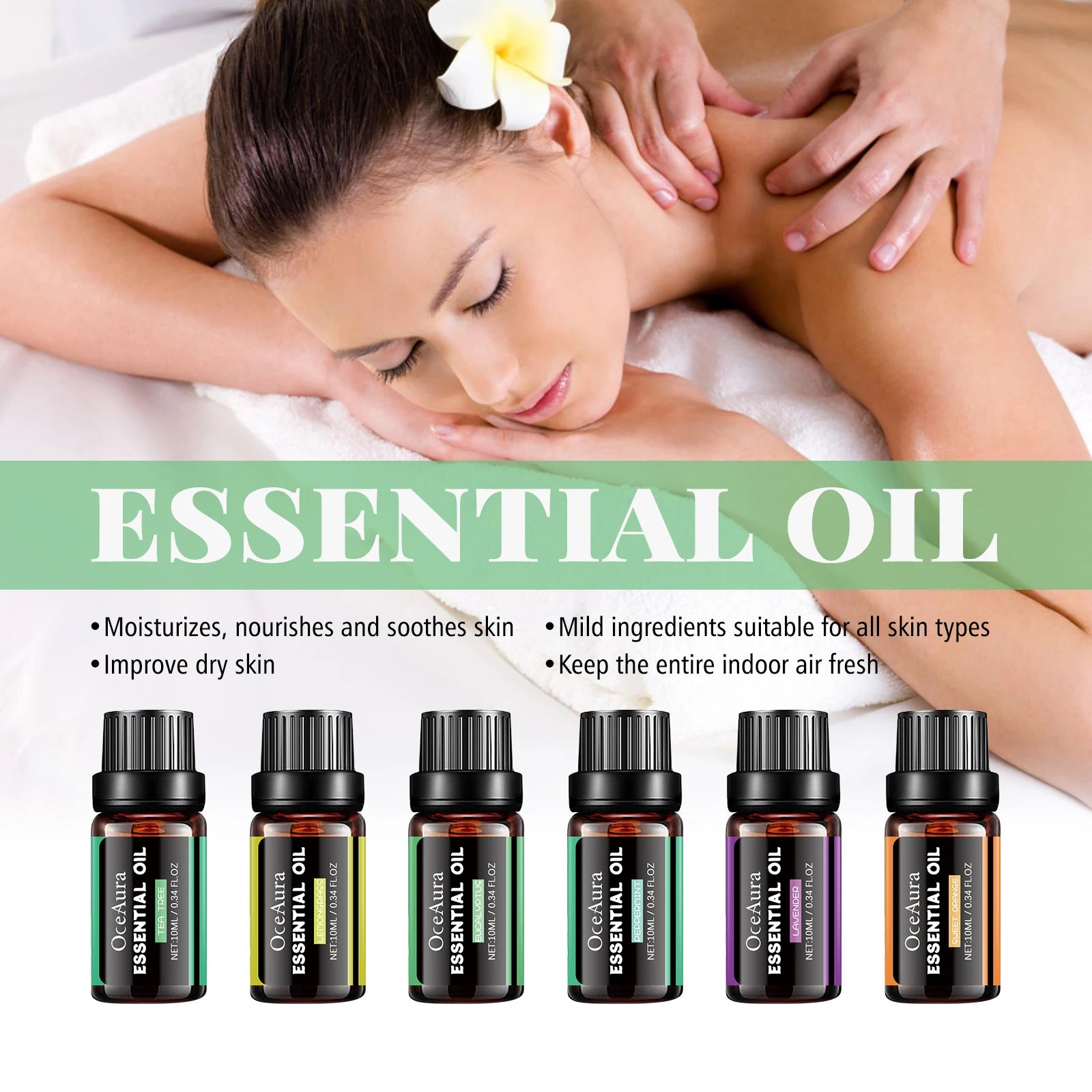 Plant Essential Oil Gift Box Set