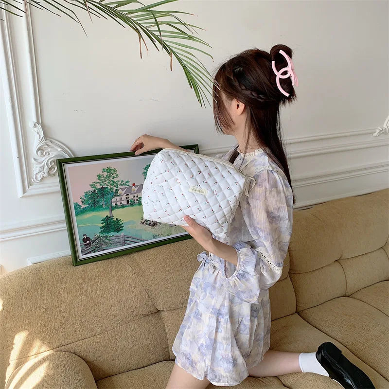 Women’s Travel Cosmetic Bag – Large Capacity Zipper Makeup Pouch