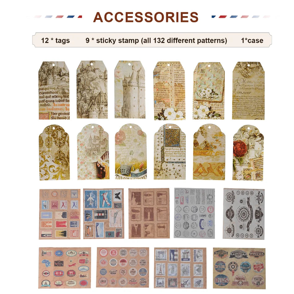 Our Adventure Book – 146-Page Retro Kraft DIY Scrapbook Album