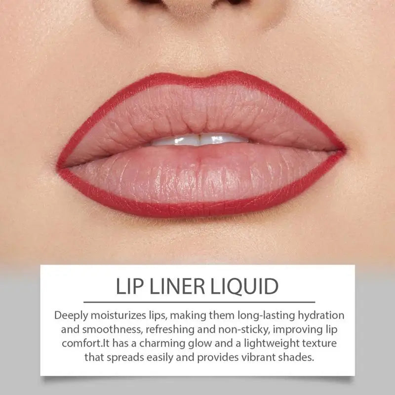 Liquid Lipliner Pencil Matte Soft Lip Liner Stick