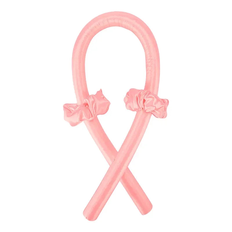 Heatless Silk Curling Rod Headband – Soft, No Heat Hair Rollers