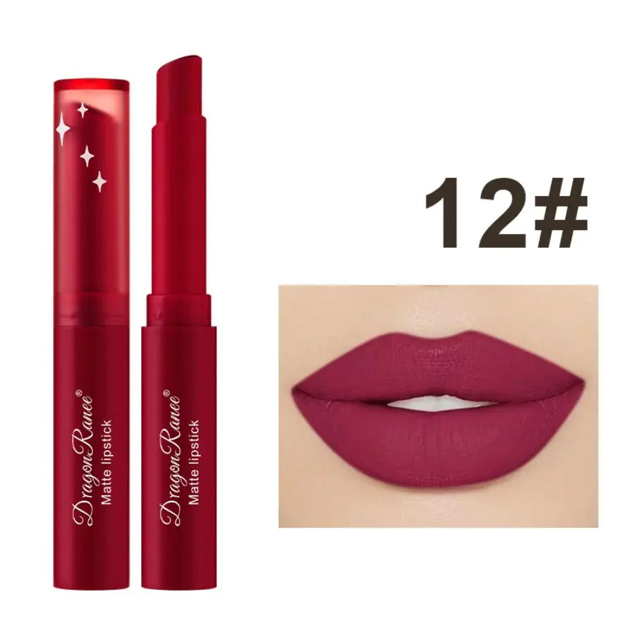 4-in-1 Matte Lipstick Pencil Set – Velvet, Long-Lasting Lip Color