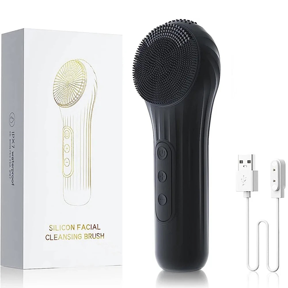 Sonic Facial Cleansing Brush – Waterproof Rechargeable Deep Cleanser