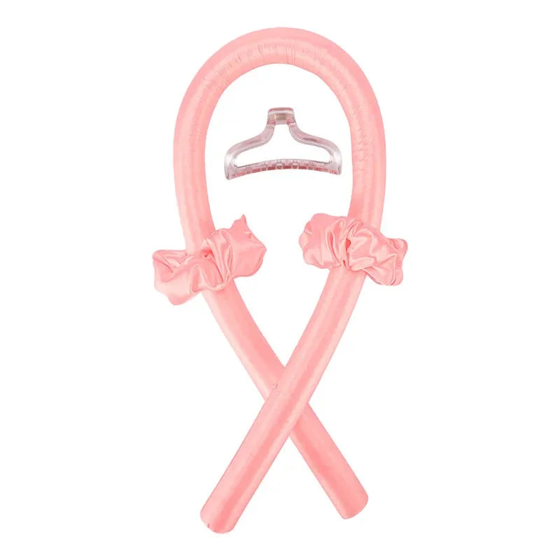 Heatless Silk Curling Rod Headband – Soft, No Heat Hair Rollers
